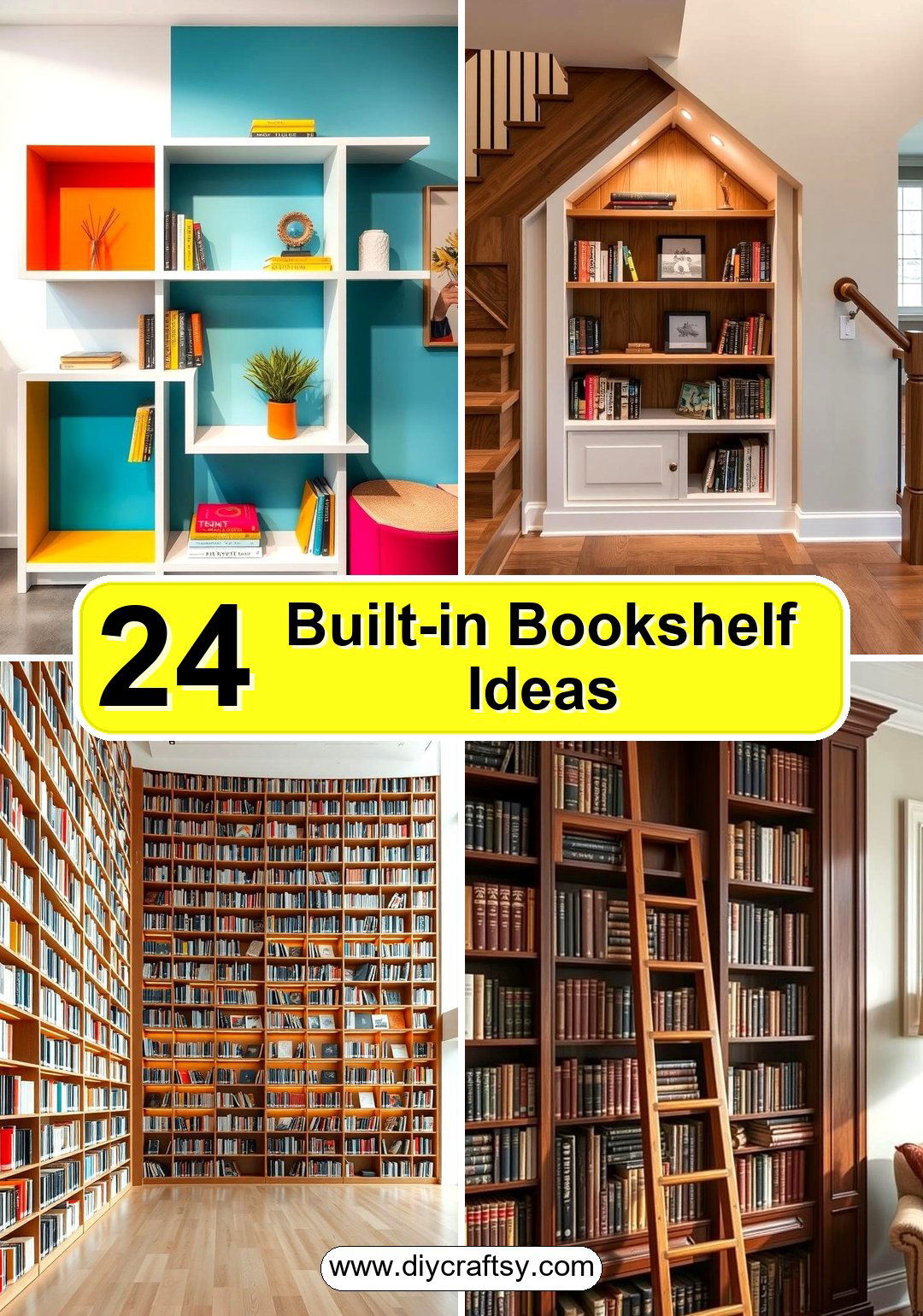 Built-in Bookshelf Ideas