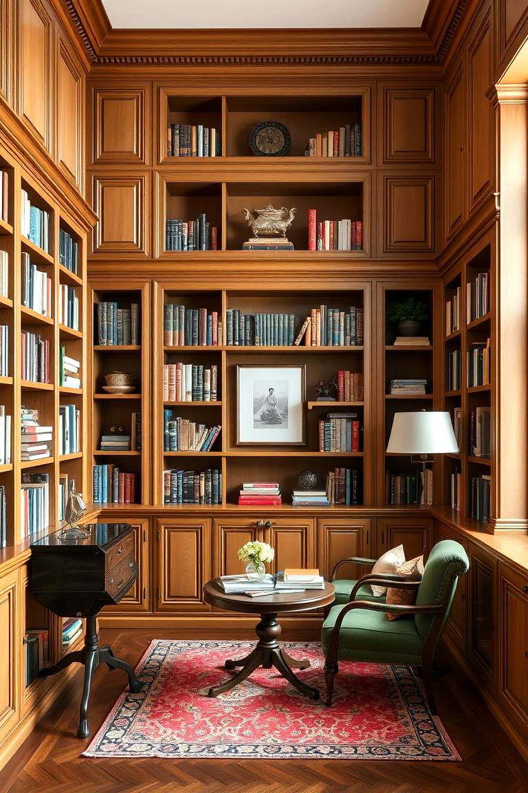 Built in Bookshelves - 24 Traditional Interior Design Ideas