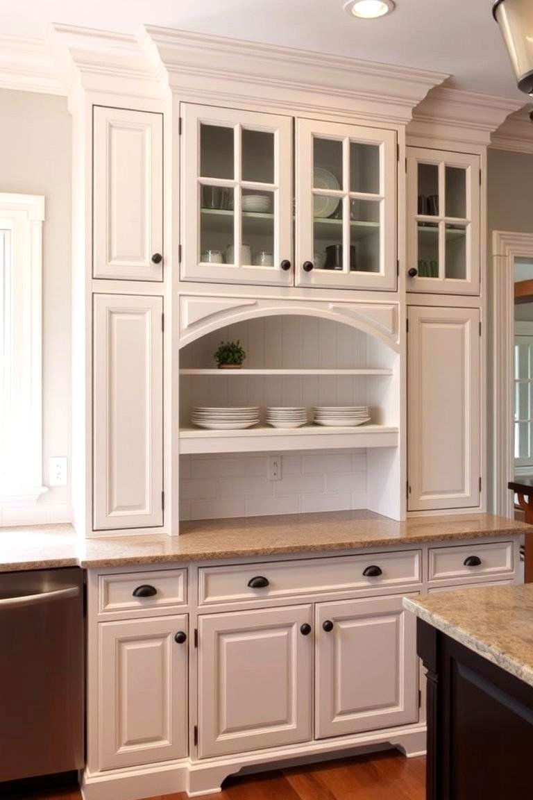 Built in Hutch - 24 Traditional Kitchen Ideas