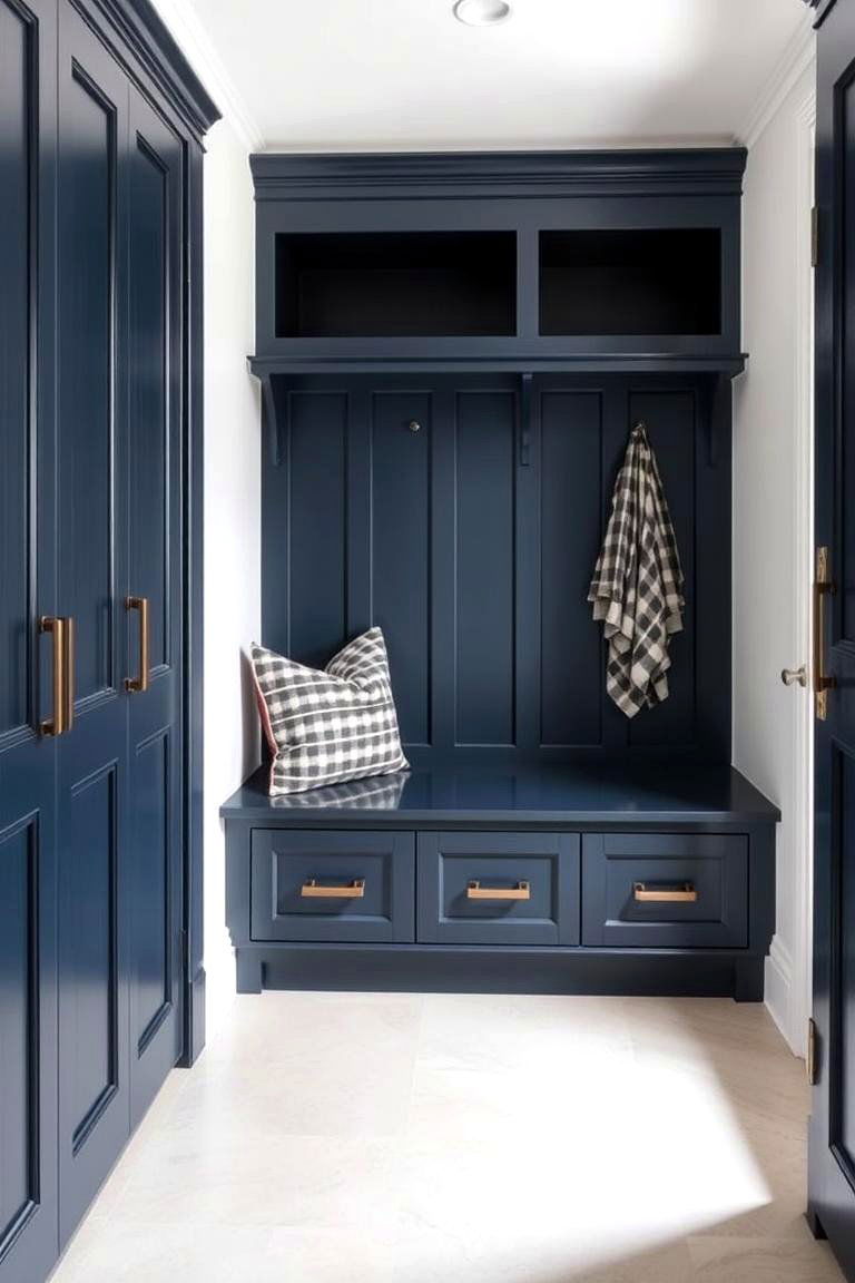 Built in Mudroom Bench - 24 Mudroom Bench Ideas