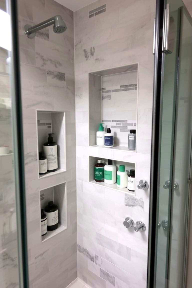 Built in Niches - 24 Western Bathroom Ideas