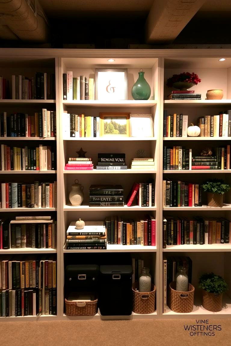Built in Shelves for Extra Storage - 24 Basement Storage Ideas