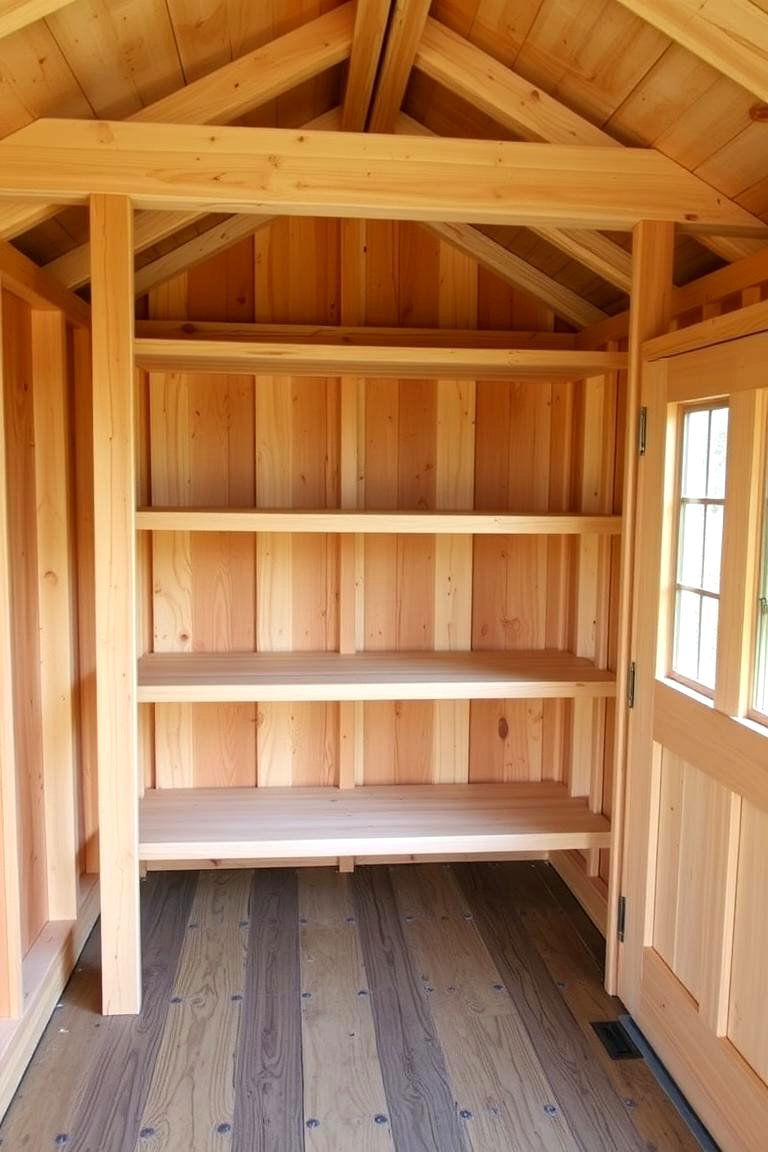 Built in Shelving - 24 Shed Shelving Ideas