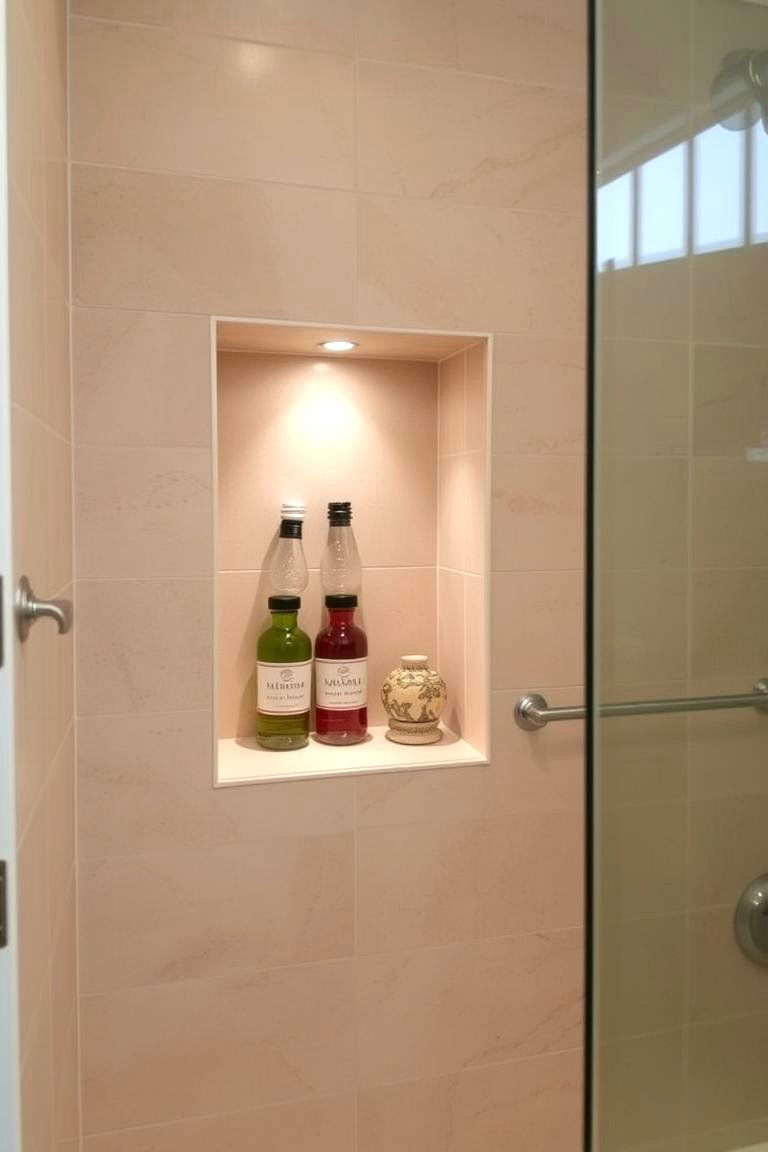 Built in Shower Niches - 24 Shower Storage Ideas