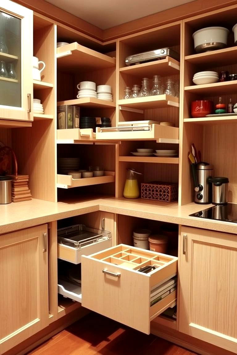 Built in Storage Solutions - 24 1980s Kitchen Ideas