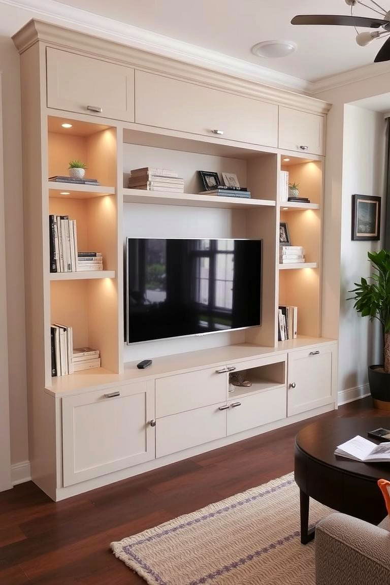 Built in Storage Tv Stand - 24 Tv Stand Ideas