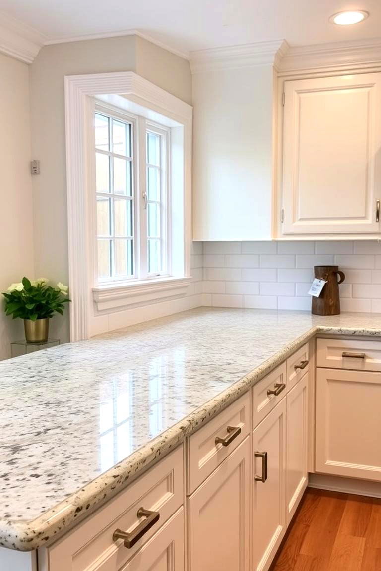 Bullnose Edge for Softness - 24 Granite Kitchen Countertop Ideas