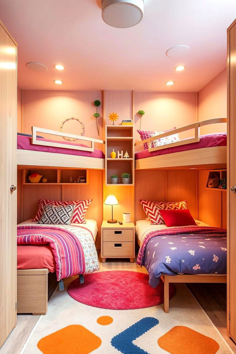 Bunk Room with Customizable Design Elements - 24 bunk room ideas