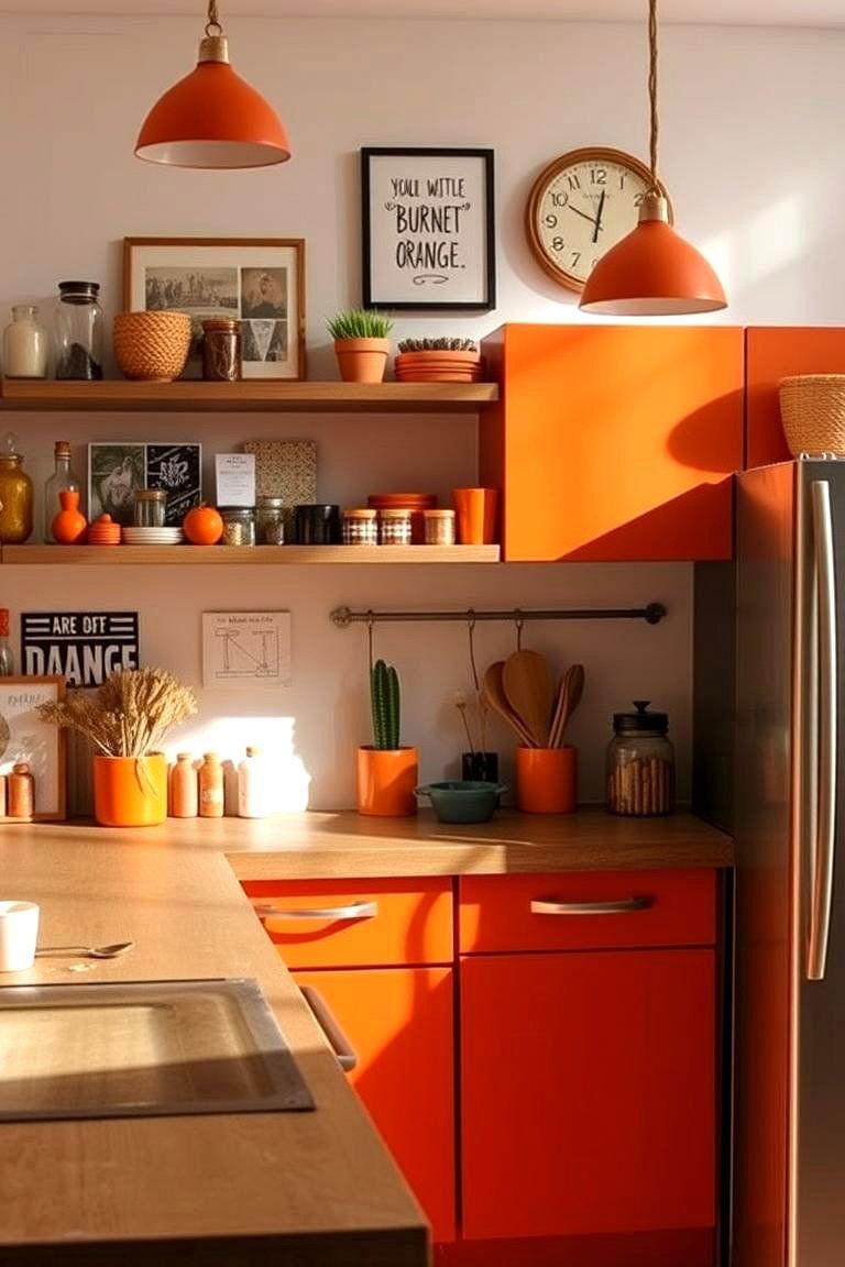 Burnt Orange DIY Projects - 24 Burnt Orange Kitchen Ideas