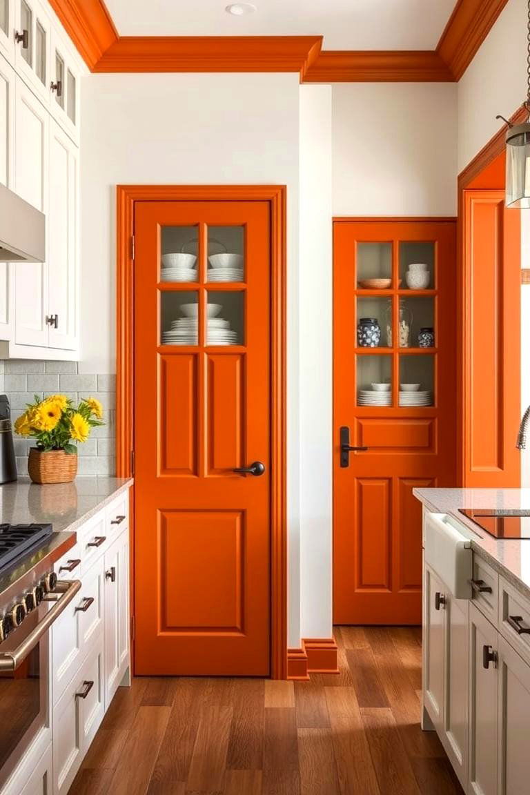 Burnt Orange Kitchen Door Trim - 24 Burnt Orange Kitchen Ideas