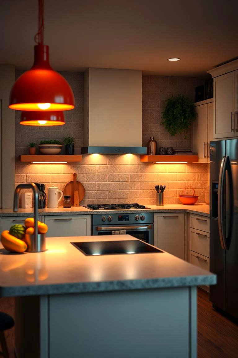 Burnt Orange Lighting Fixtures - 24 Burnt Orange Kitchen Ideas