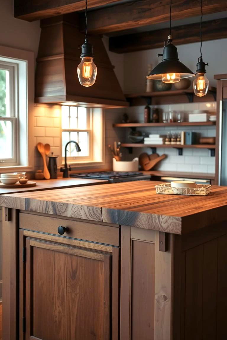 Butcher Block Warmth - 24 Kitchen Countertop Ideas