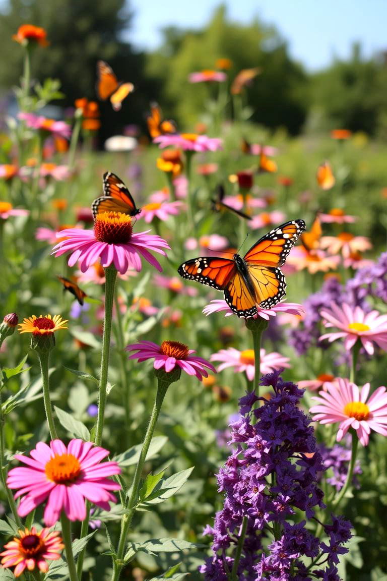 Butterfly Attracting Garden - 24 Balcony Garden Ideas