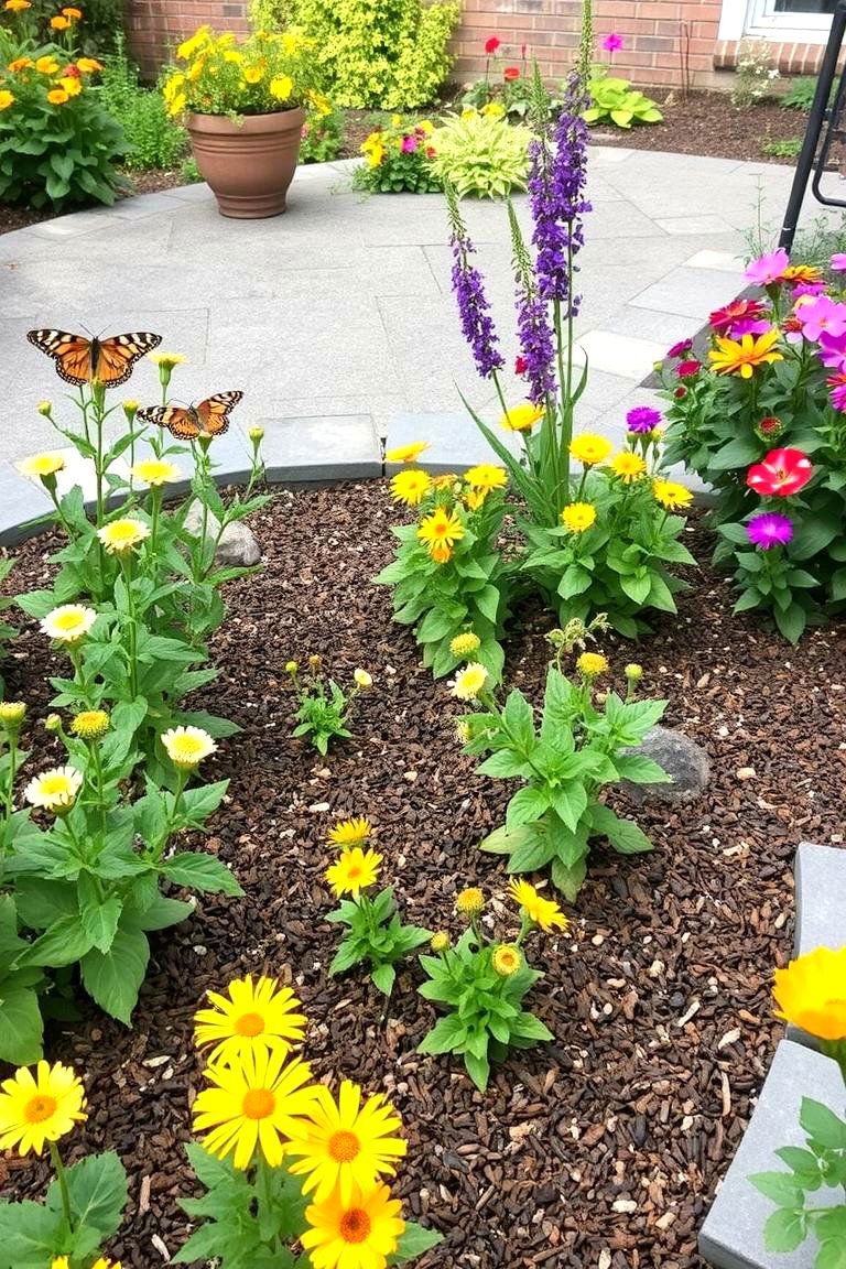 Butterfly Garden Mulch Patio - 24 mulch patio ideas