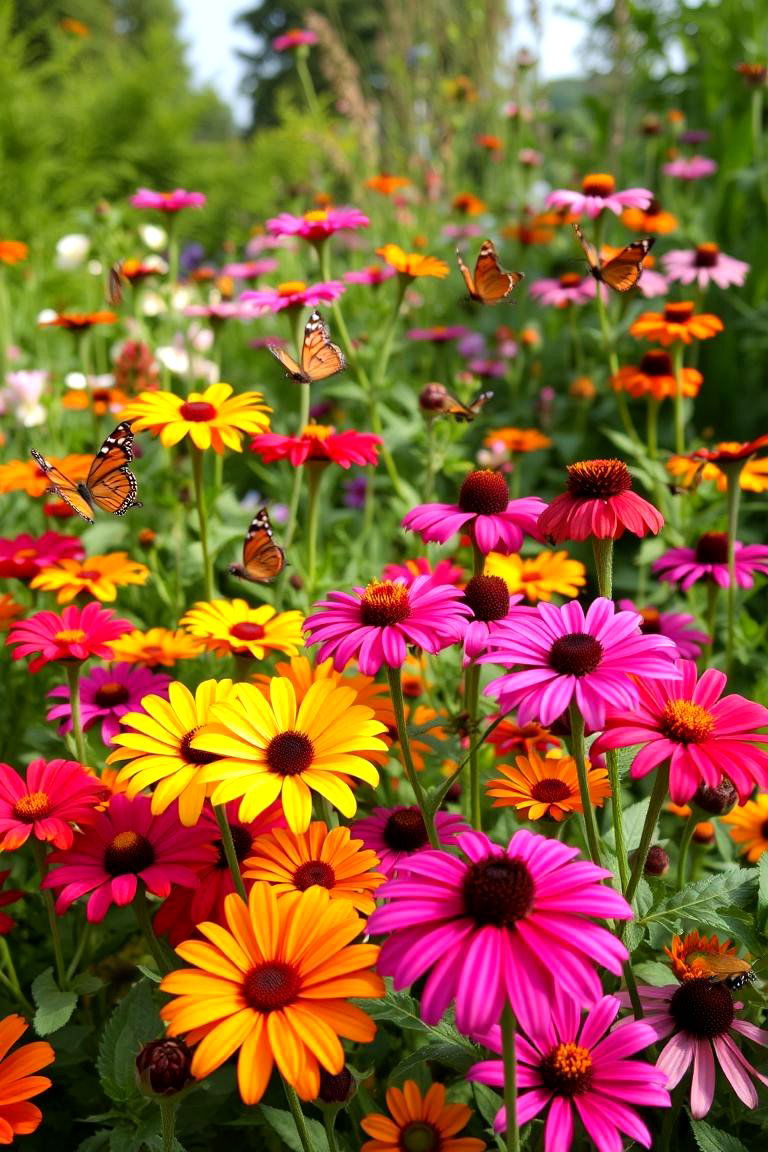 Butterfly Haven Flower Bed - 24 Front Yard Flower Bed Ideas