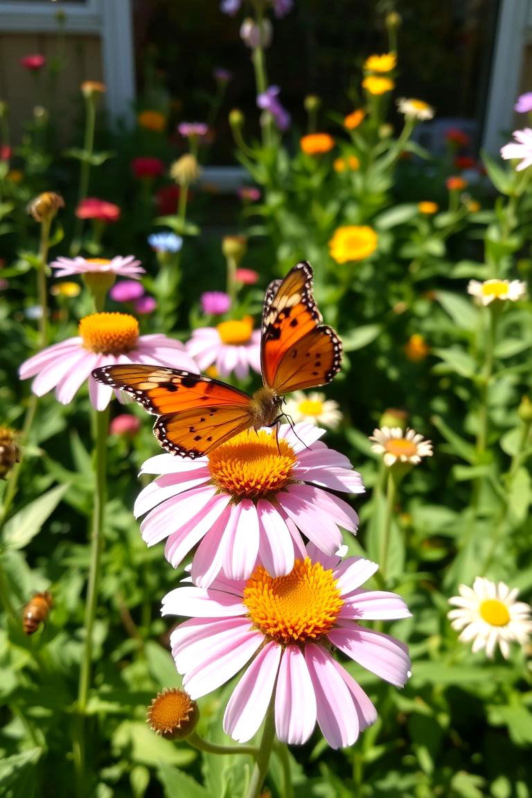 Butterfly and Bee Friendly Garden - 24 Garden Centerpiece Ideas