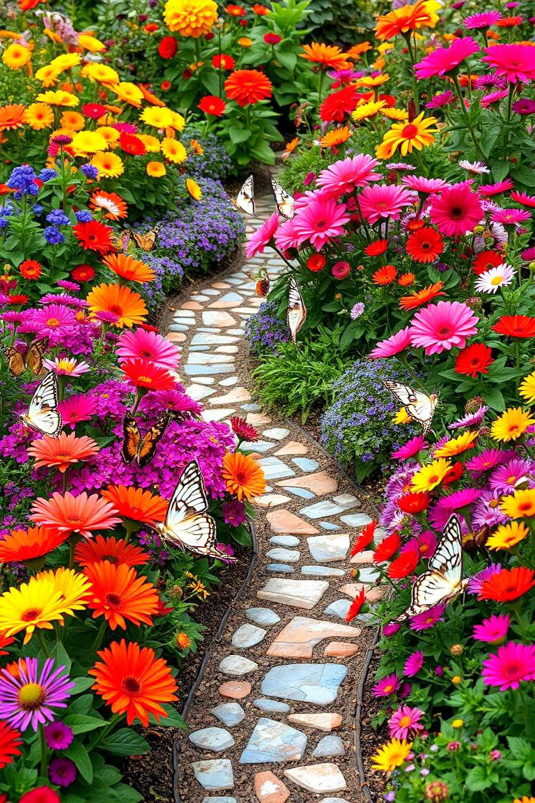Butterfly and Bloom Fairy Garden - 24 Large Fairy Garden Ideas