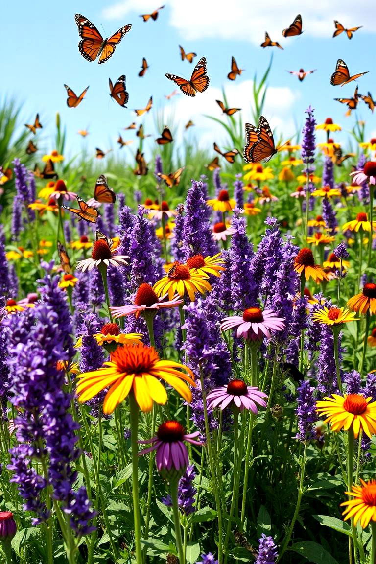 Butterfly and Pollinator Friendly Garden - 24 Floral Nursery Ideas