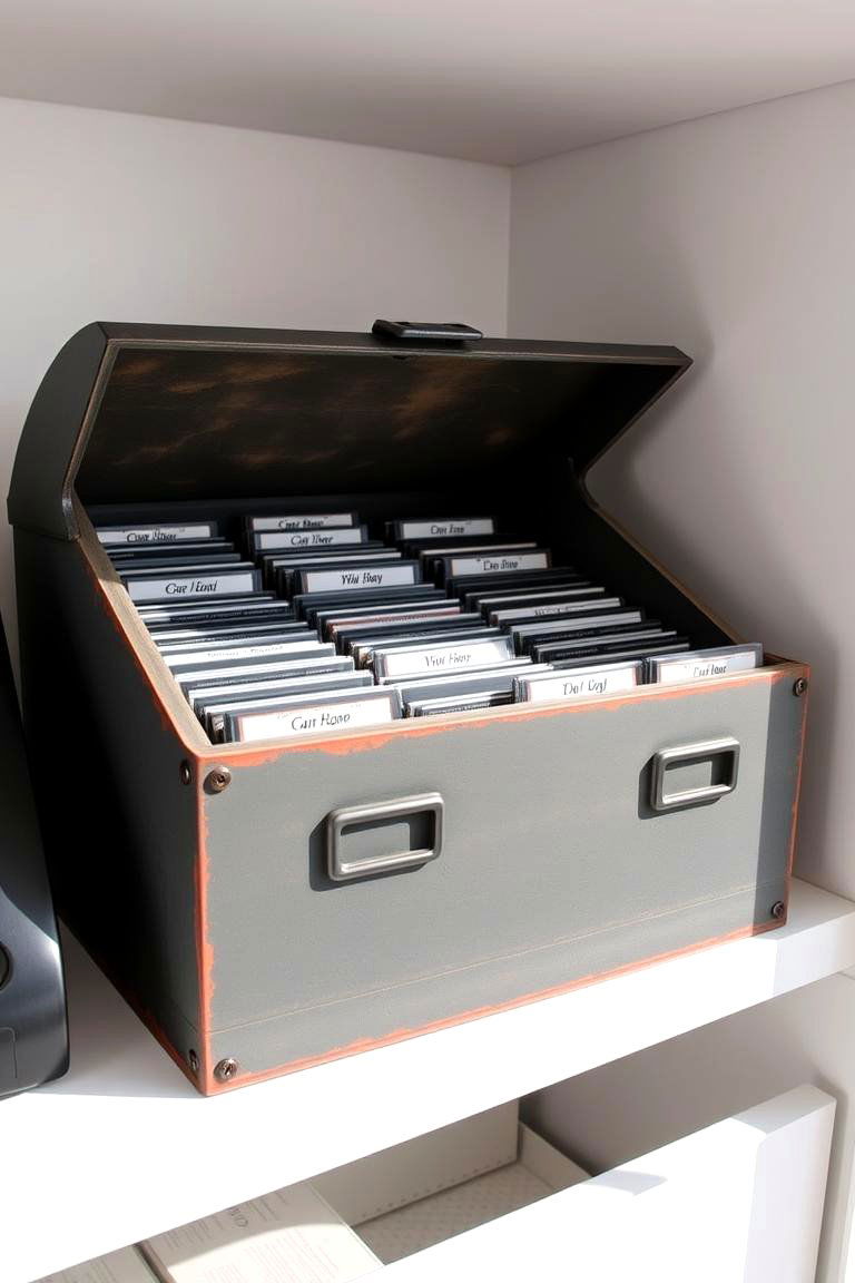 CD Storage Boxes - 24 Cd Storage Ideas