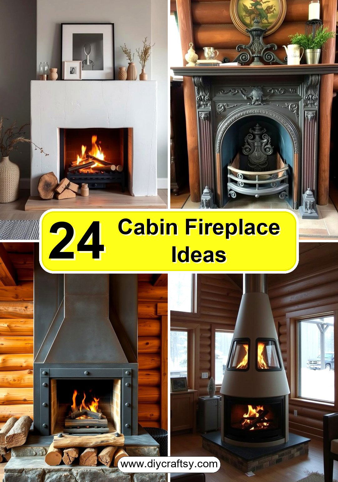Cabin Fireplace Ideas