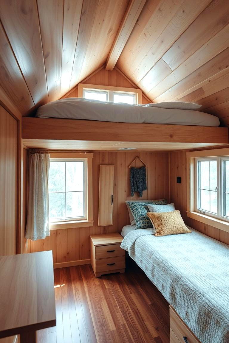 Cabin Loft Comfort - 24 Cabin Bedroom Ideas