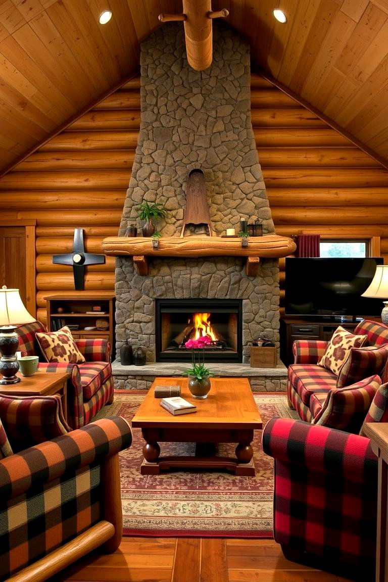 Cabin Style Man Cave - 24 Man Cave Design Ideas