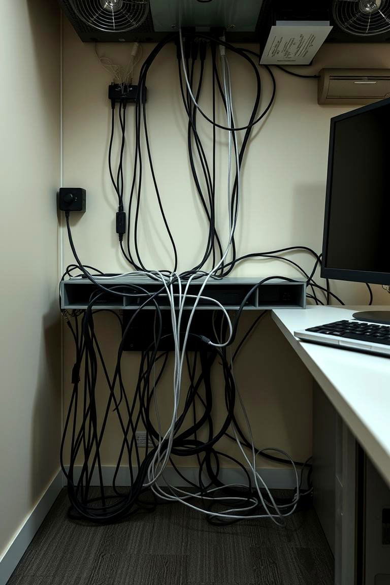 Cable Management Mastery - 24 Boys Gaming Bedroom Ideas