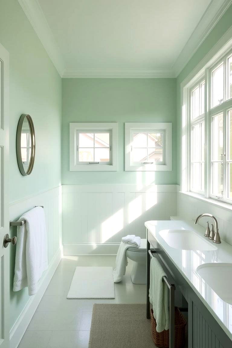 Calm Mint Green - 24 Bathroom Color Ideas