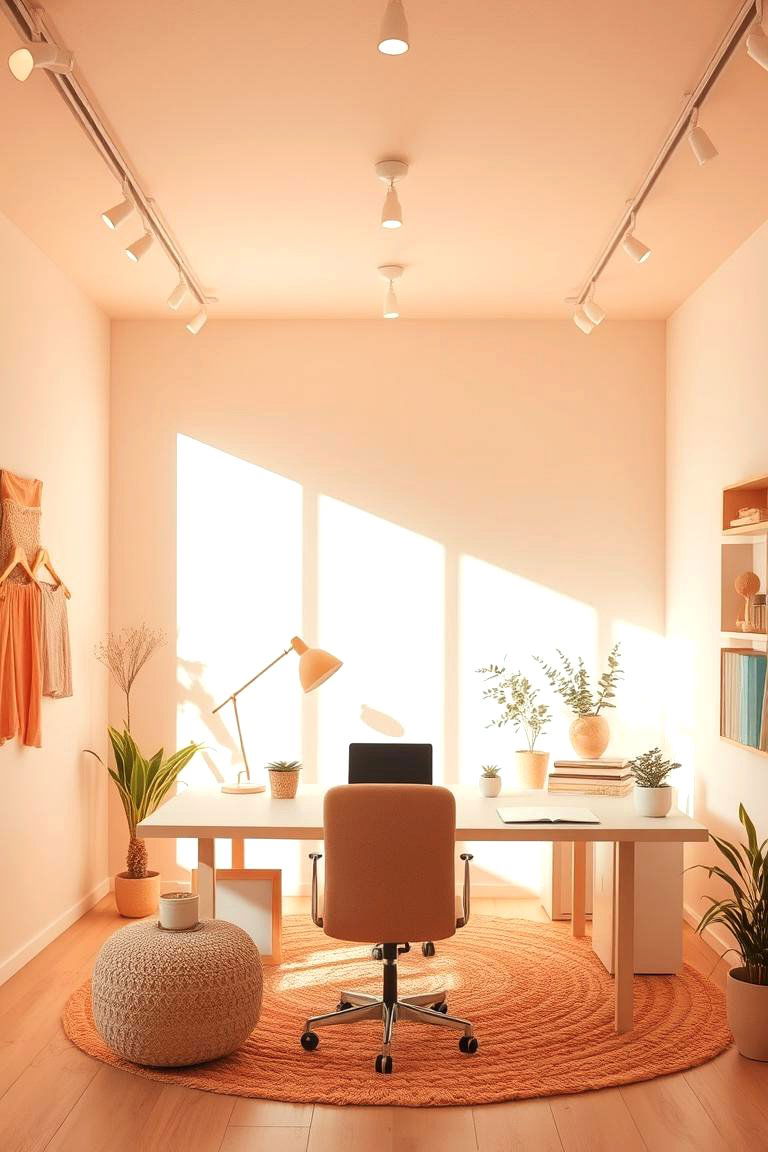 Calm Pastel Soft Peach Radiance - 24 Pastel Colour Ideas for Your Home