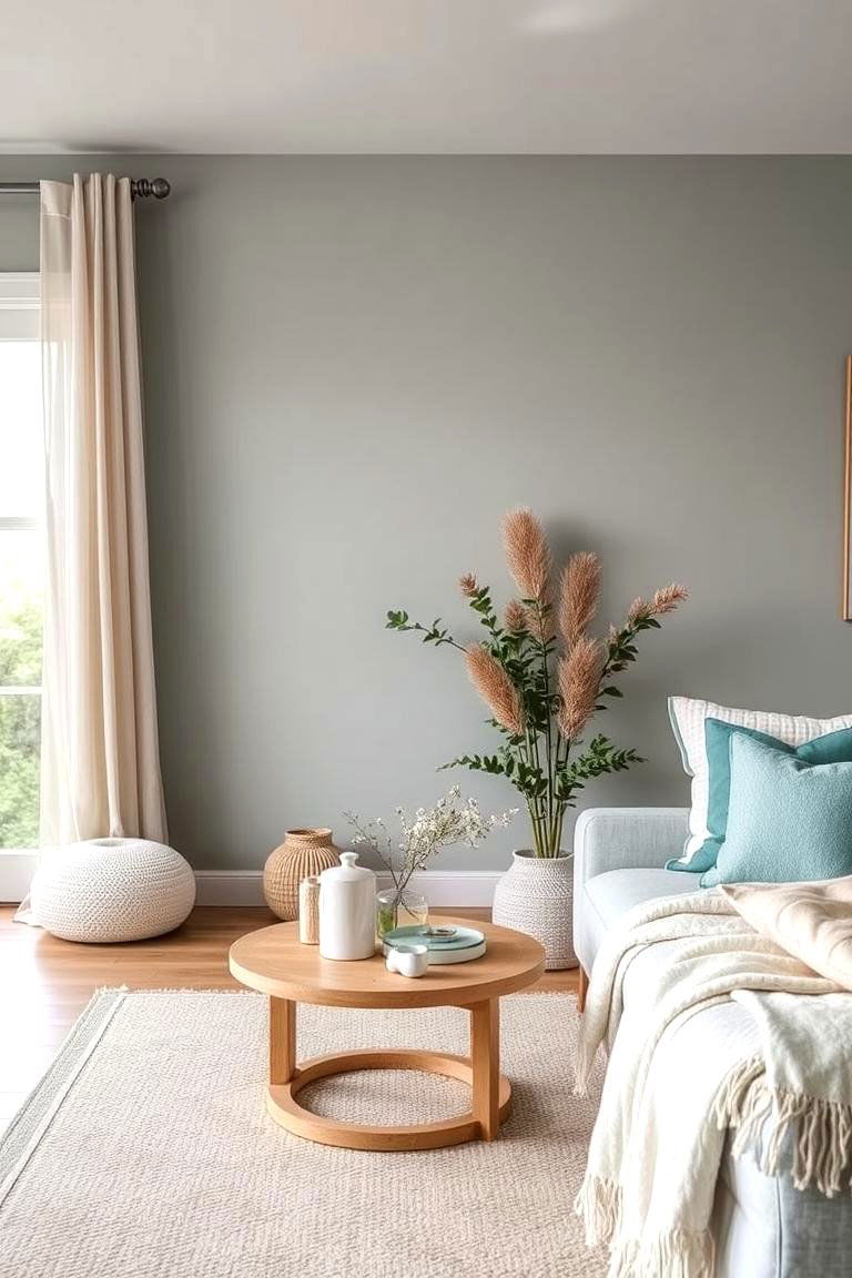 Calm Teal and Grey Ambience - 24 Teal and Grey Living Room Ideas
