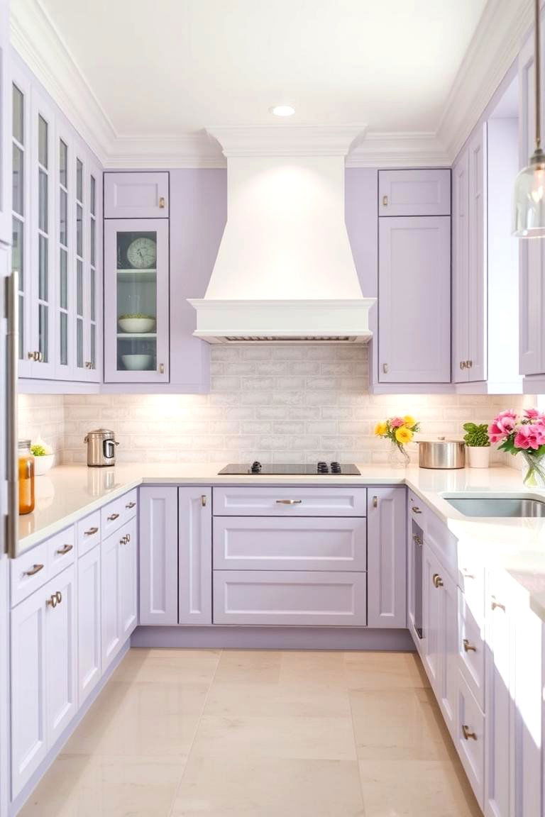 Calming Lavender Serenity - 24 Kitchen Color Ideas