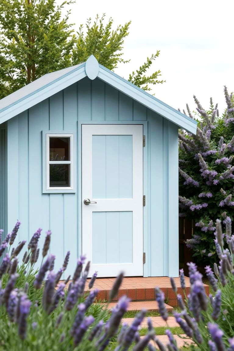 Calming Light Blue - 24 Shed Color Ideas