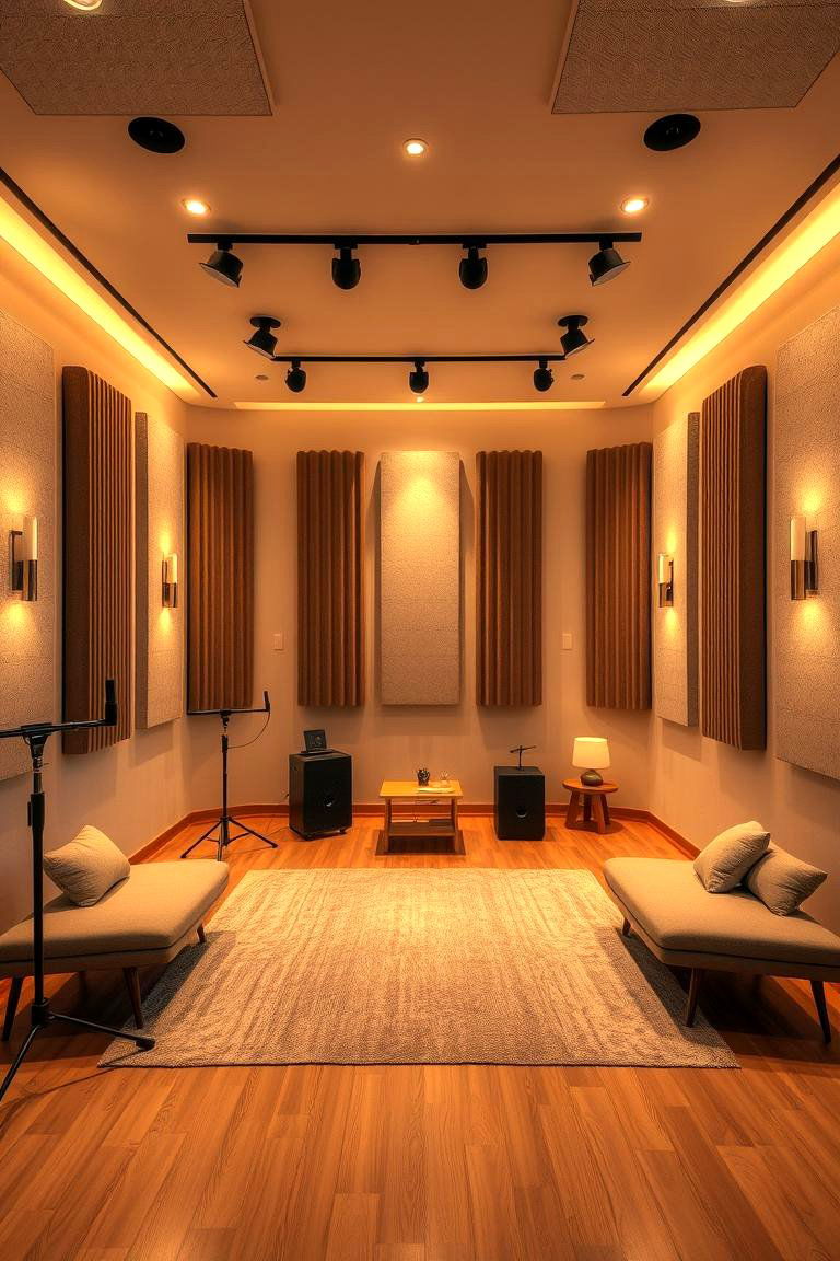 Calming Soundscape Studio - 24 Therapist Room Ideas