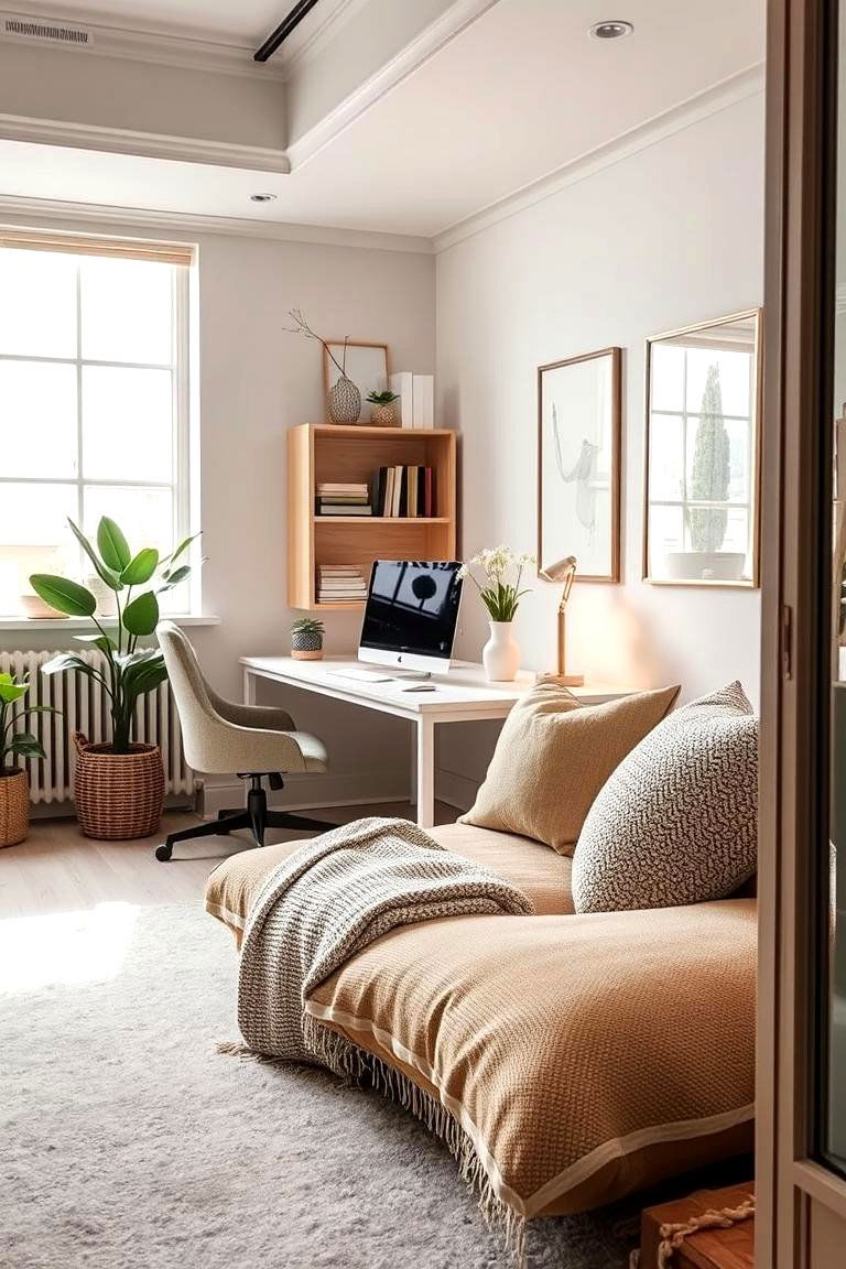 Calming Textures and Fabrics - 24 Therapist Office Decor Ideas