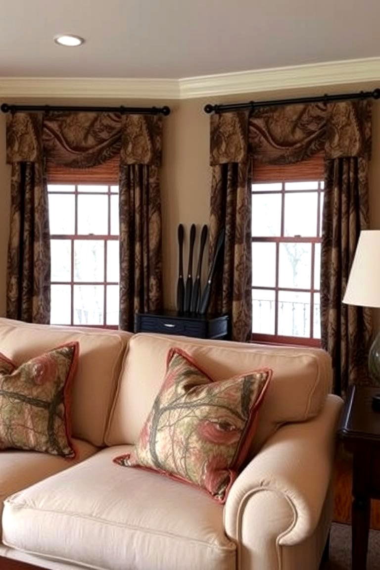 Camouflage Accents - 24 Hunting Room Ideas