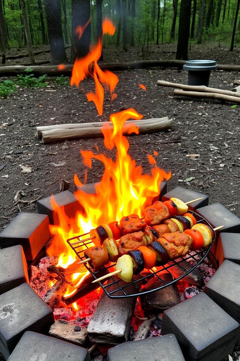 Campfire BBQ Pit for Outdoor Adventure - 24 Bbq Pit Ideas