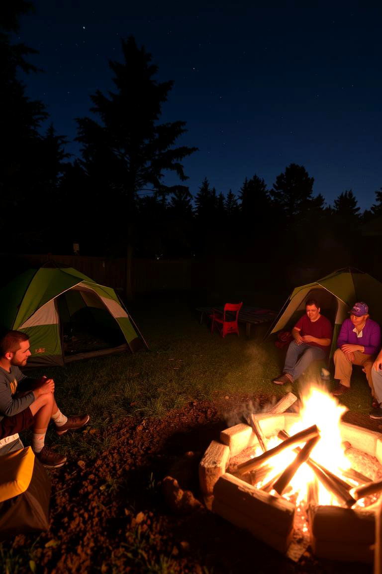 Camping in Your Backyard - 24 Backyard Birthday Party Ideas