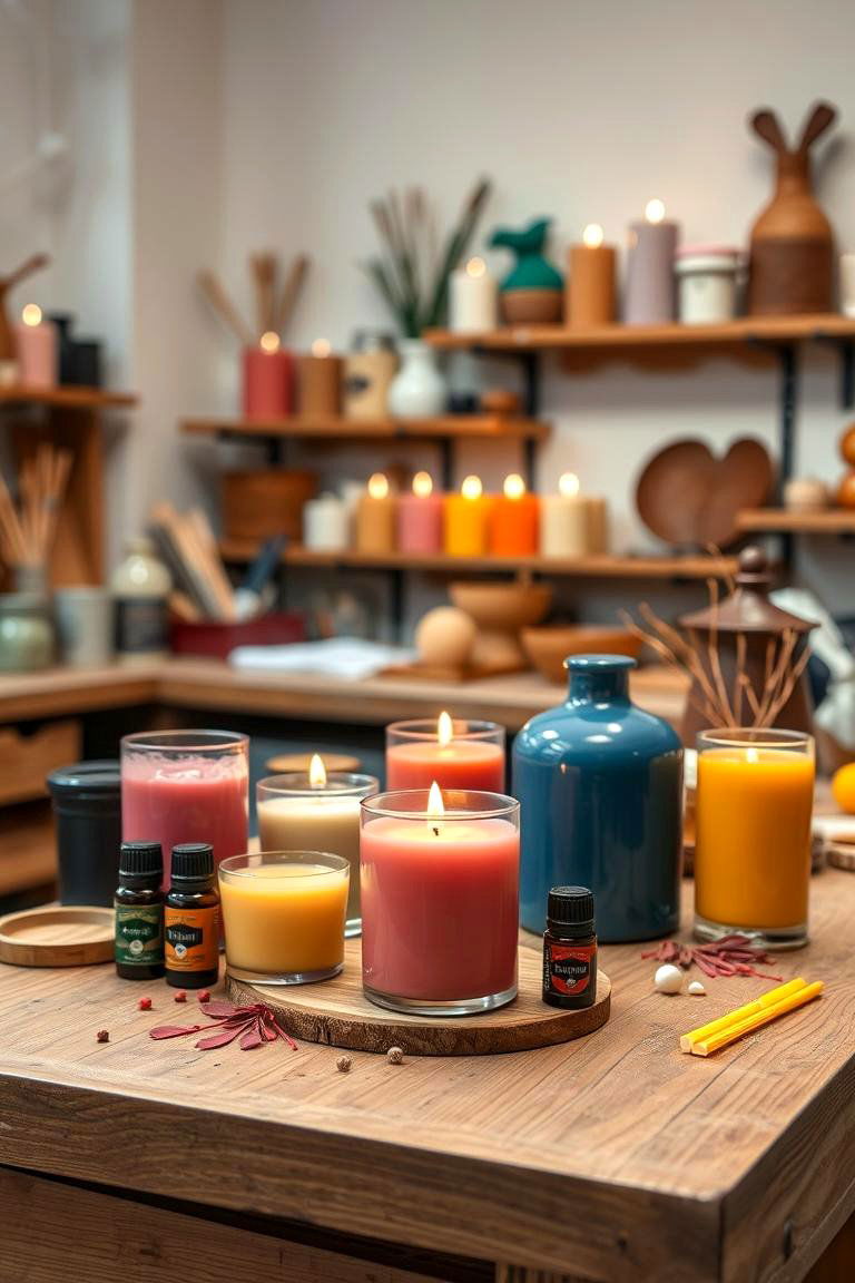 Candle Making Experience - 24 Wedding Shower Ideas