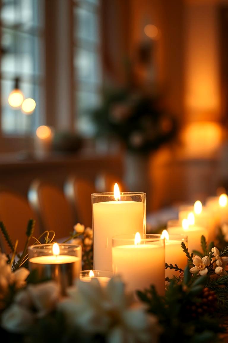 Candlelight Elegance Centerpiece - 24 Centerpiece Ideas
