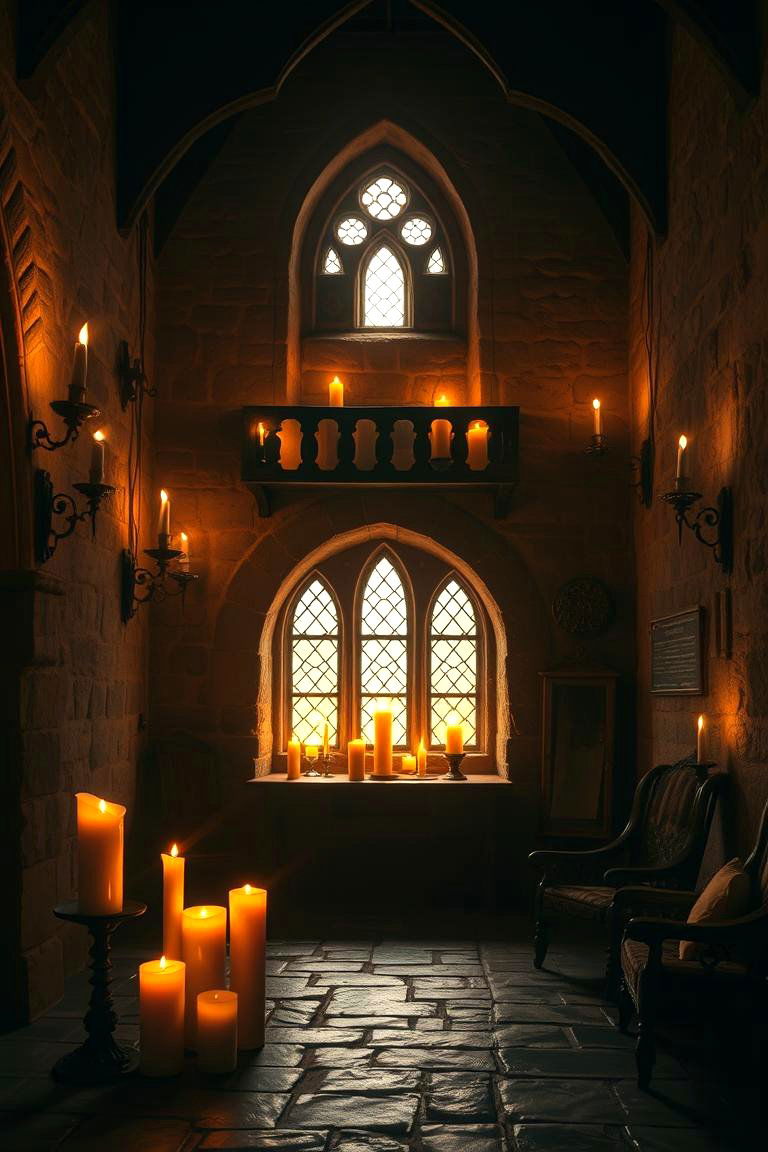 Candlelit Ambiance - 24 Medieval Home Decor Ideas