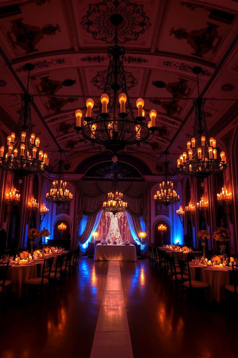 Candlelit Ballroom Ambience - 24 Bridgerton Wedding Ideas