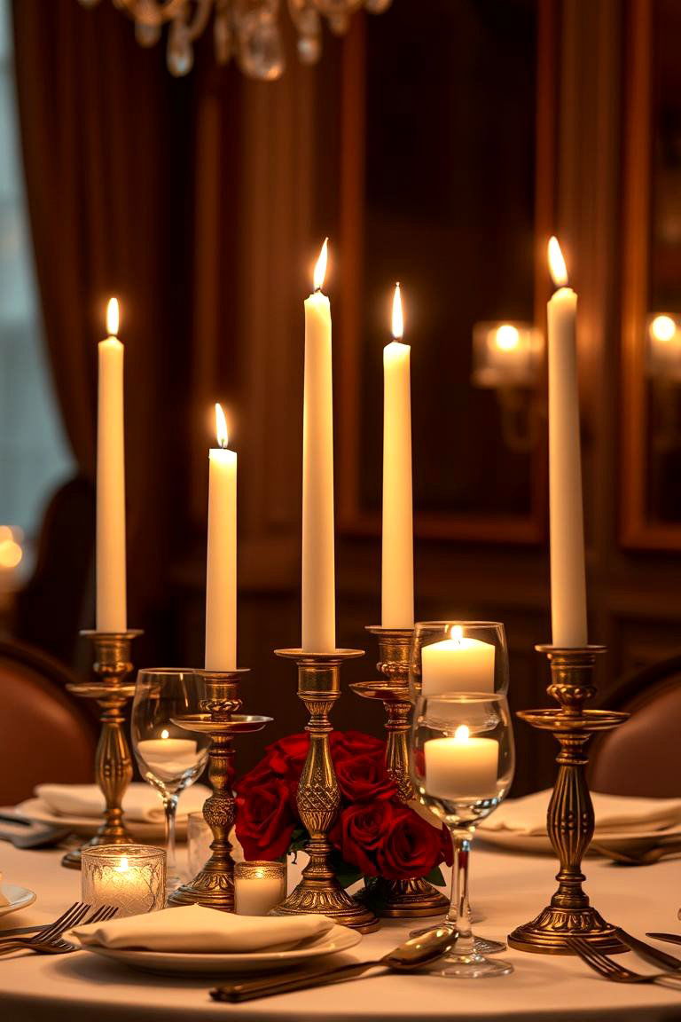 Candlelit Elegance - 24 Wedding Table Decoration Ideas