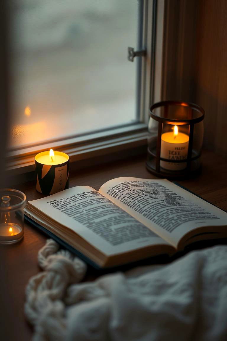 Candlelit Reading Nook - 24 Decorating With Candles
