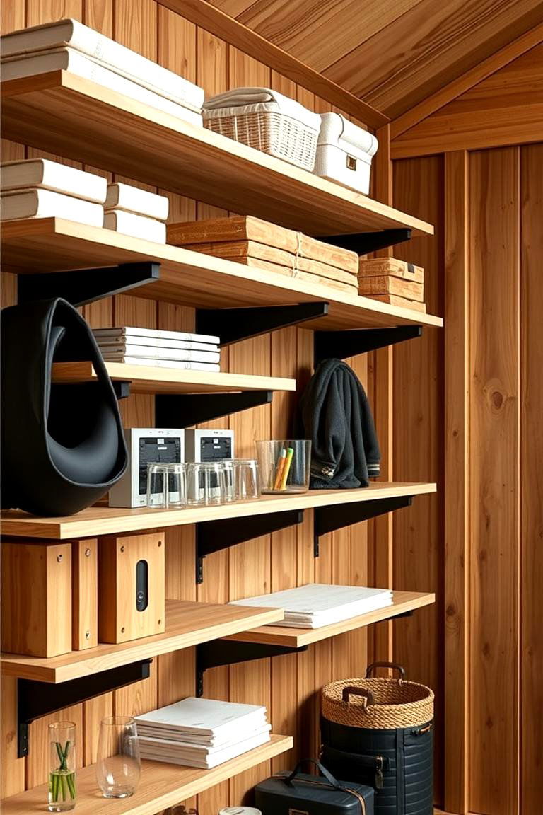 Cantilever Shelves - 24 Shed Shelving Ideas