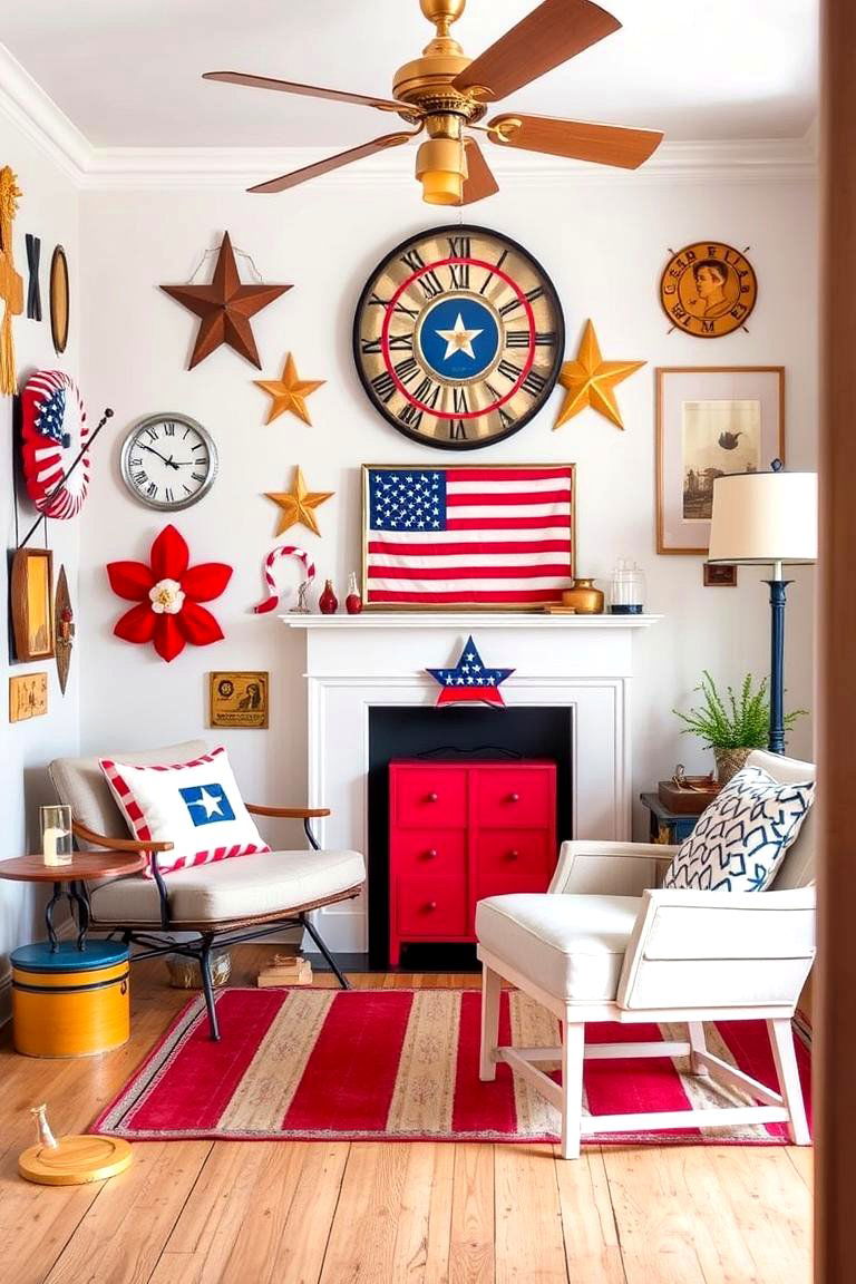 Captain Americas Patriotic Retreat - 24 Marvel Bedroom Ideas