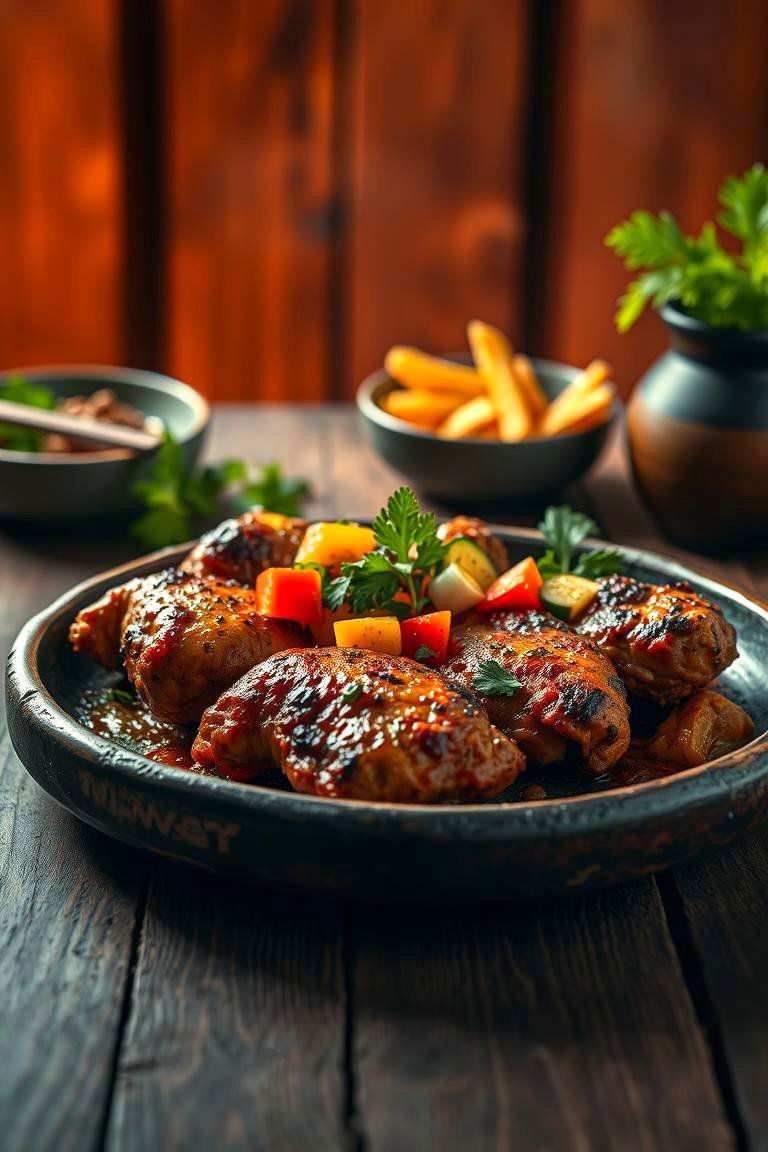 Caribbean Jerk Chicken Innovations - 24 Tropical Kitchen Ideas