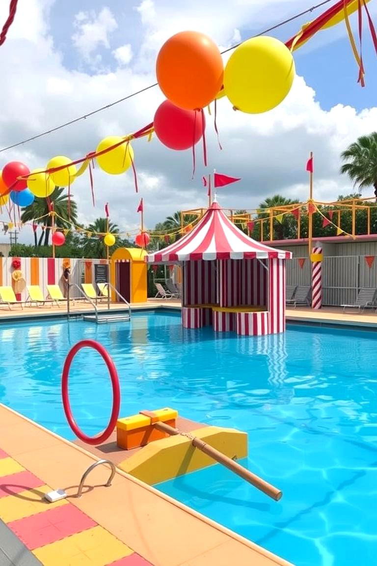 Carnival Fun Pool Party - 24 Pool Party Ideas
