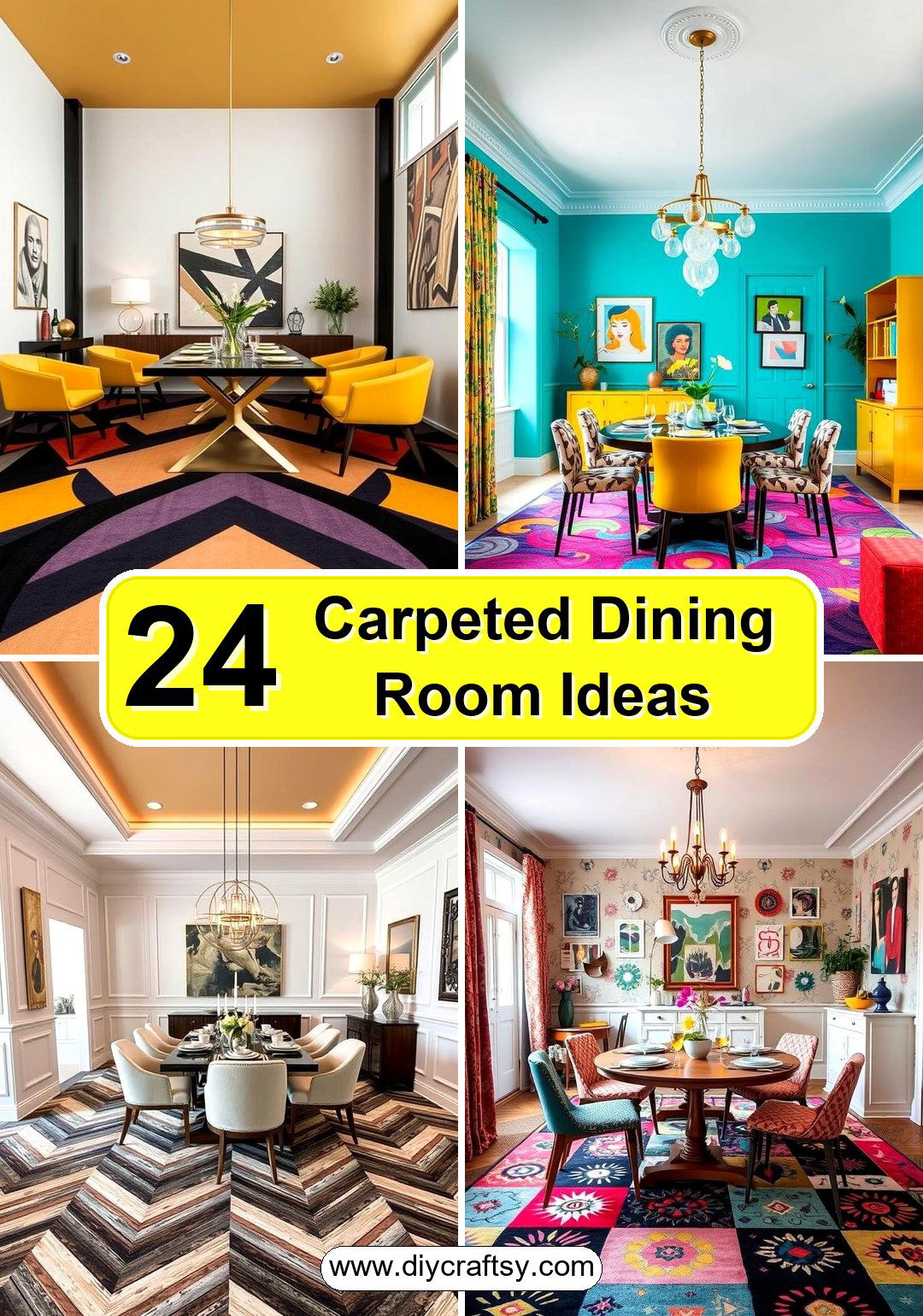 Carpeted Dining Room Ideas