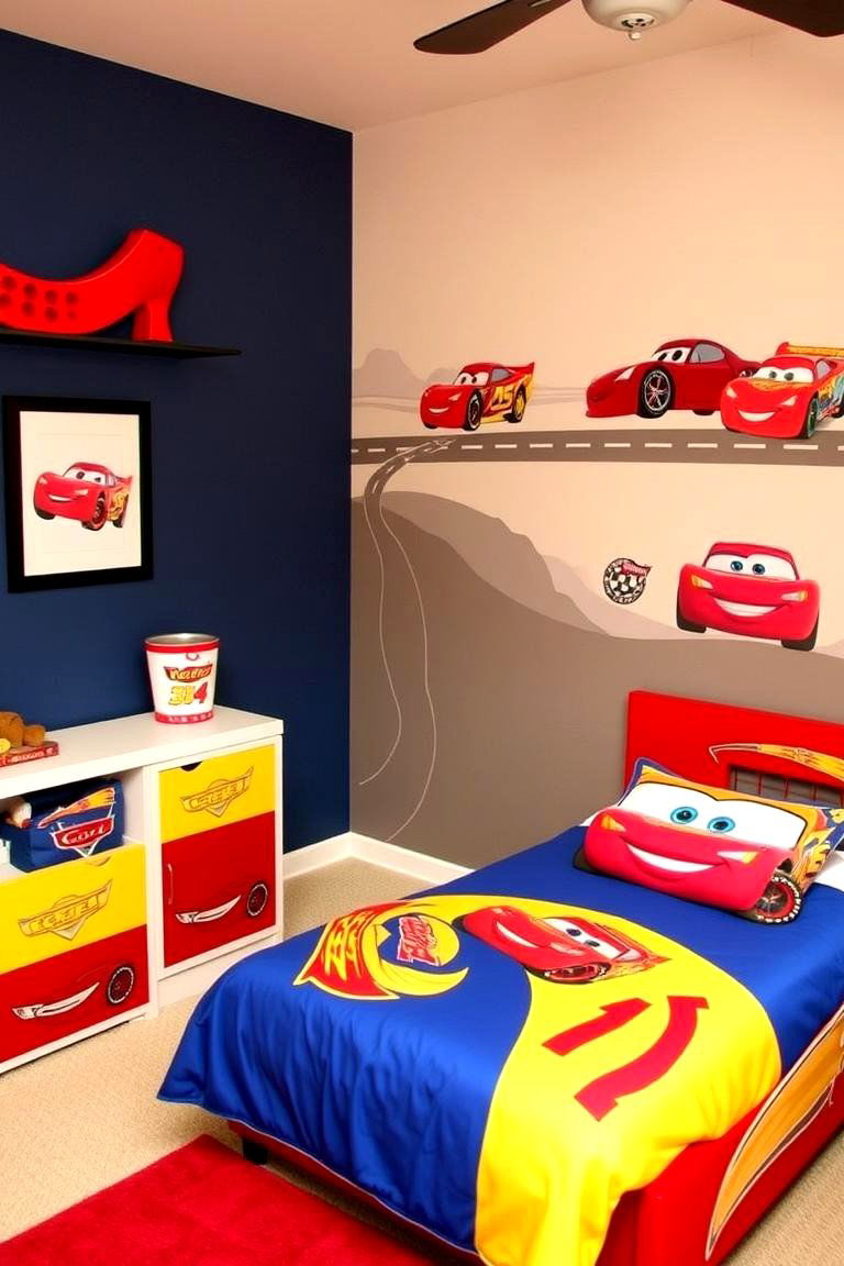Cars Racing Fun - 24 Disney Nursery Ideas