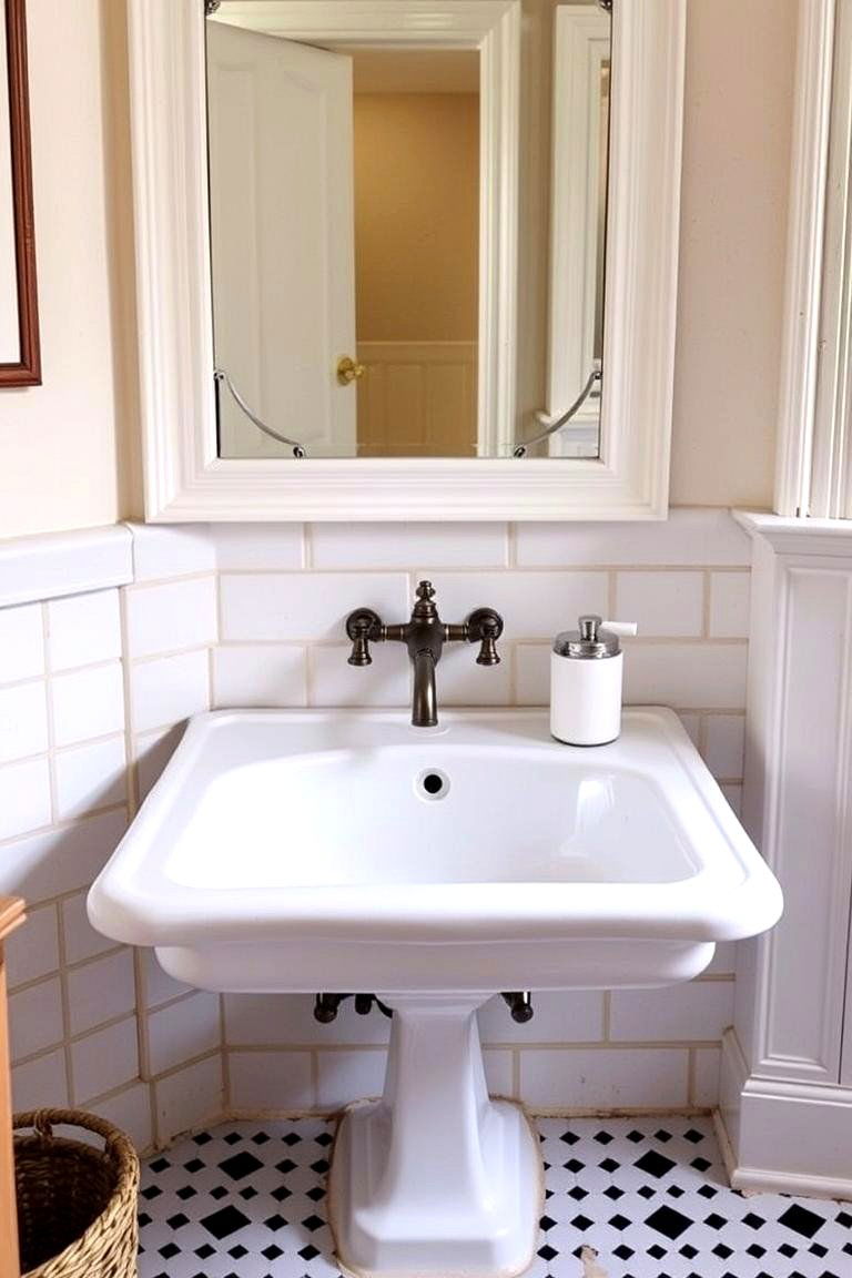 Cast Iron Sink - 24 Bathroom Sink Ideas